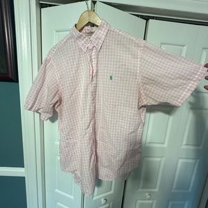 Men’s Polo Short Sleeve Button Down | XL